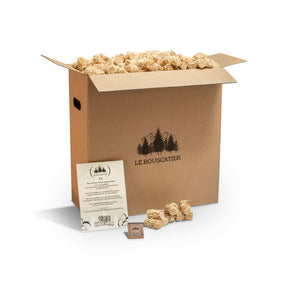 Allumes-feu en laine de bois pour barbecue et brasero