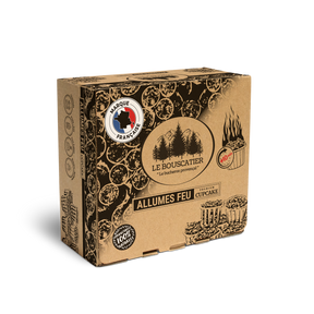 PACK - Brasero Lou Bouscarian + tablier + paire de gants + bois d'allumage + allume-feu