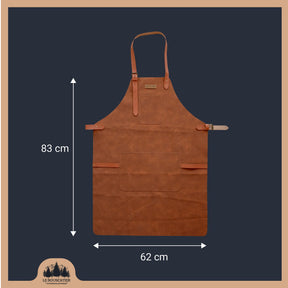 Tablier cuisine en cuir - Brasero, barbecue, cuisine extérieur intérieur
