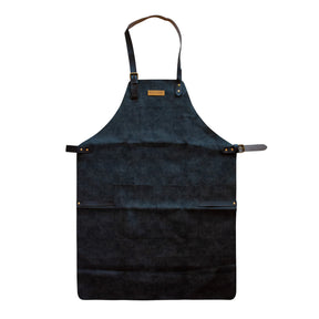 Tablier cuisine en cuir - Brasero, barbecue, cuisine extérieur intérieur