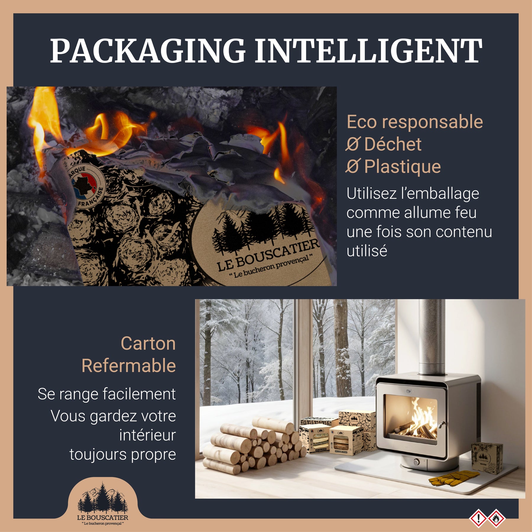 6 kg - Bois d'allumage