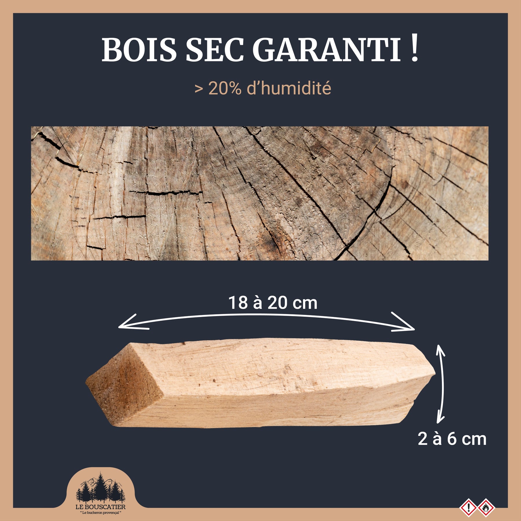 6 kg - Bois d'allumage