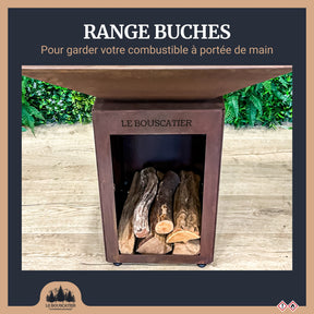 PACK - Brasero Lou Provençau + tablier + paire de gants + bois d'allumage + allume-feu